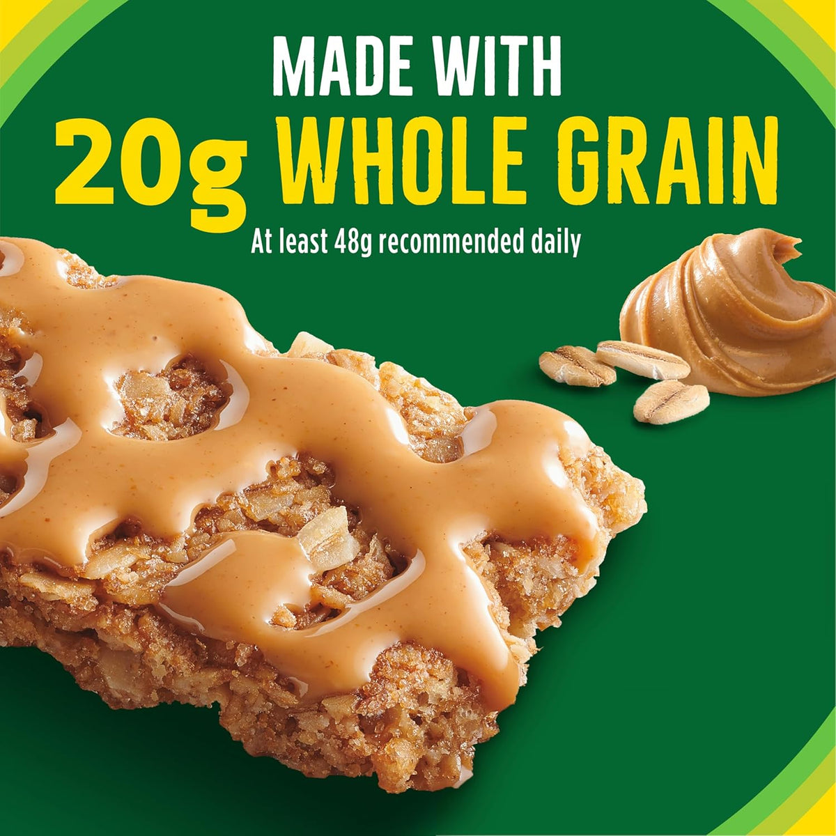 Nature Valley Crunchy Granola Bars, Peanut Butter, 30 Ct, 22.35 oz (15 Pouches)