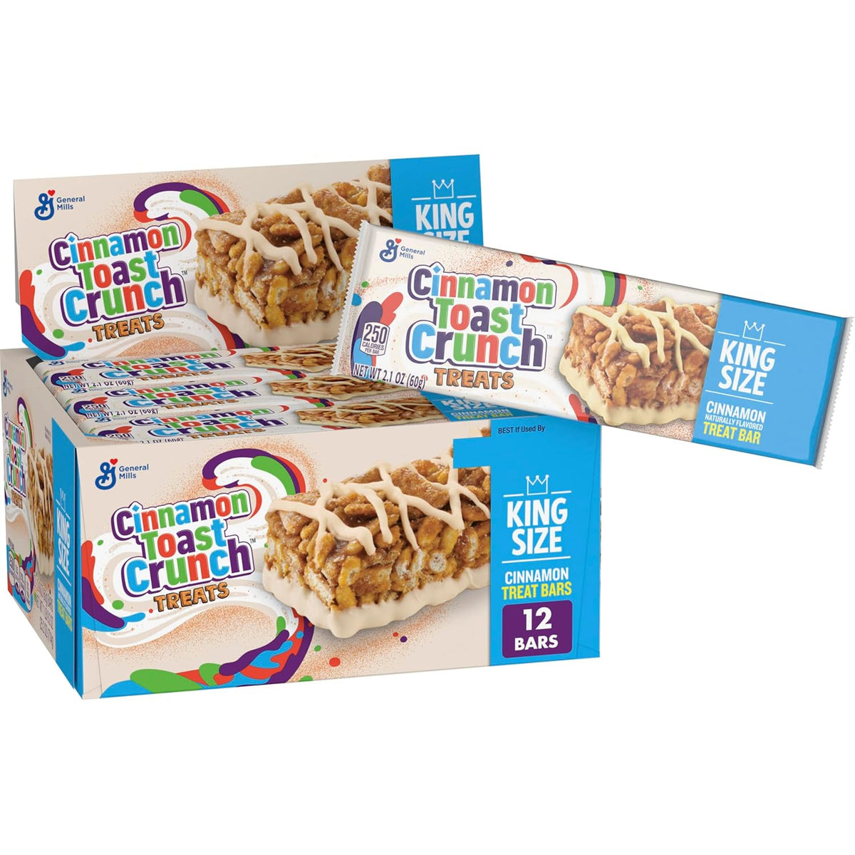 Cinnamon Toast Crunch Cereal Treat Bars, Snack Bars, 8 Ct, 6.8 oz