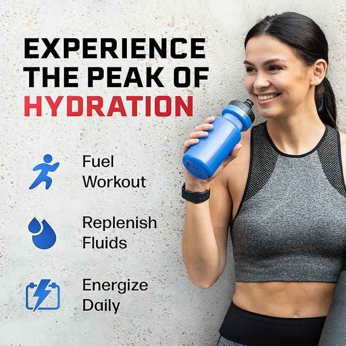 Juicy Mixes PeakH20 Electrolytes Powder Hydration Packets | Ice Pop | 72 Servings | Sugar Free Water Flavor Packets for Workout Recovery