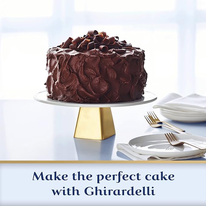 GHIRARDELLI Premium Baking Cocoa 100% Cocoa Dutch Process Unsweetened Cocoa Powder - 8 oz. (227g), 6 bags