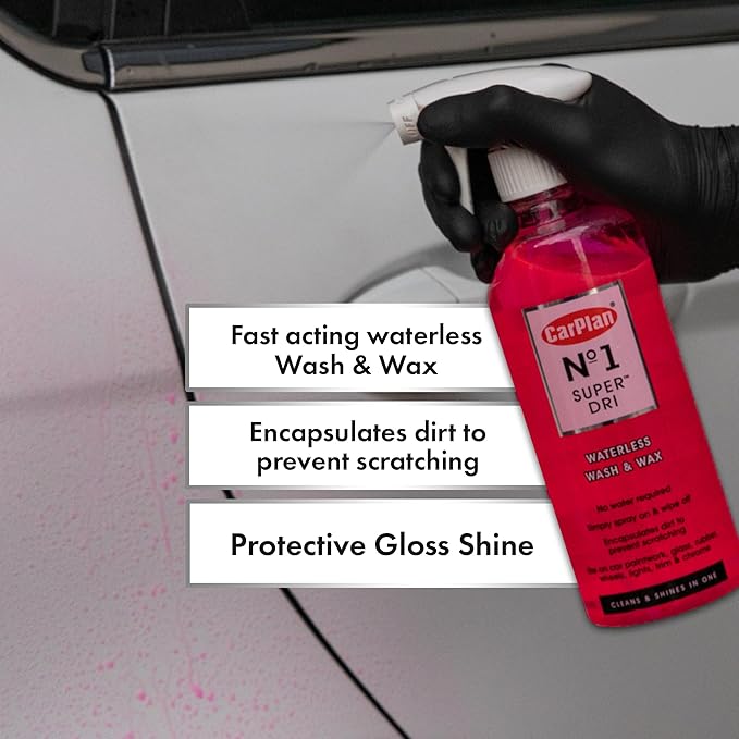 CarPlan No.1 Super Dri Waterless Car Wash & Wax, 21 Fl Oz
