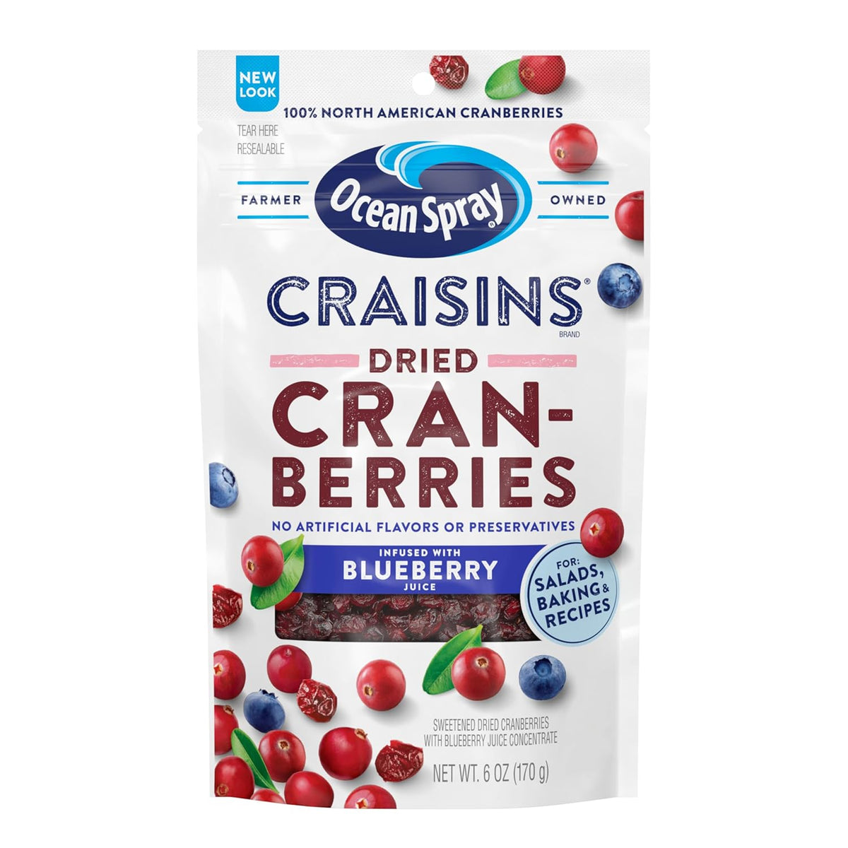 Ocean Spray® Craisins® Original Dried Cranberries, Dried Fruit, 48oz