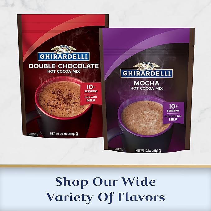 GHIRARDELLI Mocha Hot Cocoa Mix, 10.5 OZ (Pack of 1)