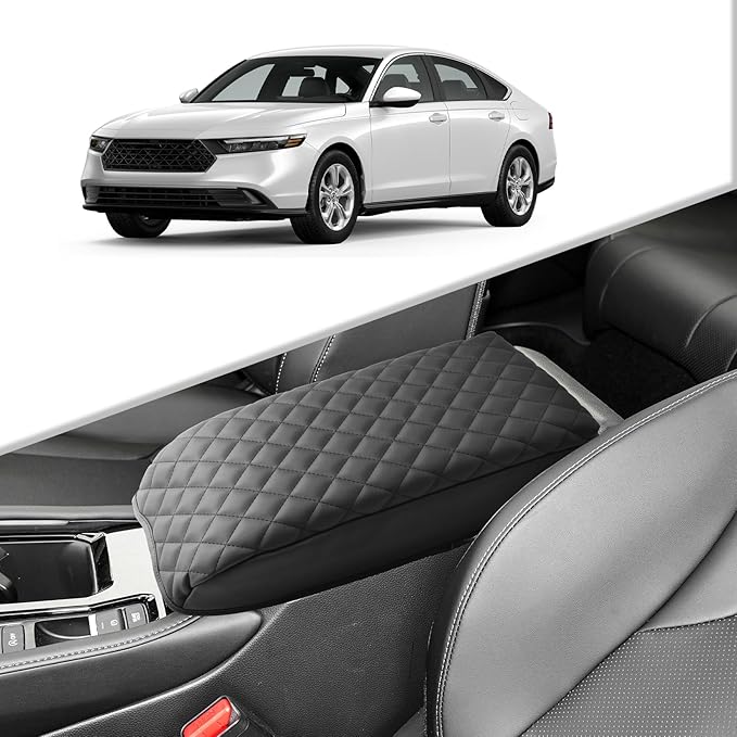 CDEFG for Honda Accord 2023-2025 2026 Center Console Cover Armrest Box Cover for Accord (LX,SE) Accessories Console Arm Rest Protector