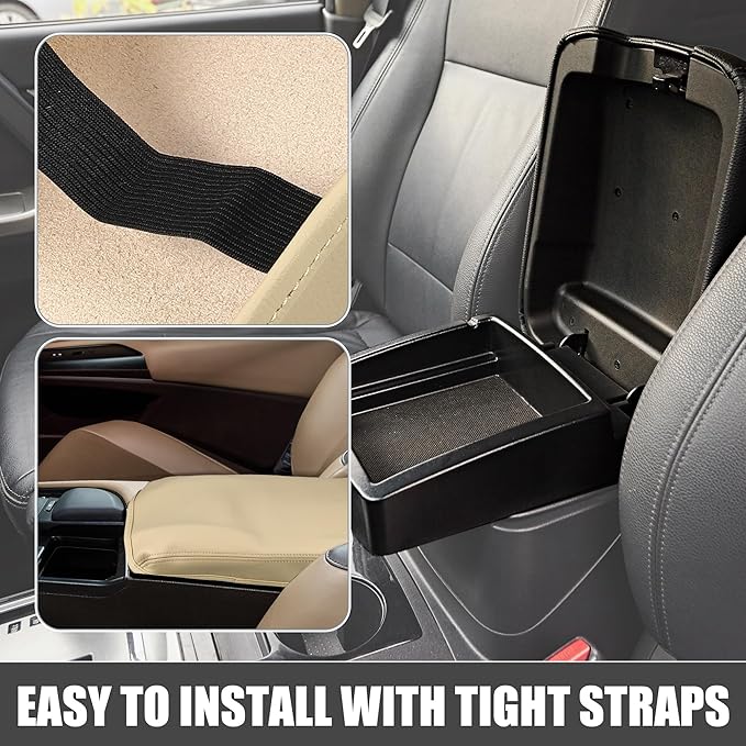 Car Center Console Pad Waterproof Armrest Seat Box Cover Protector for Lexus ES330 ES350 2005-2009 Beige