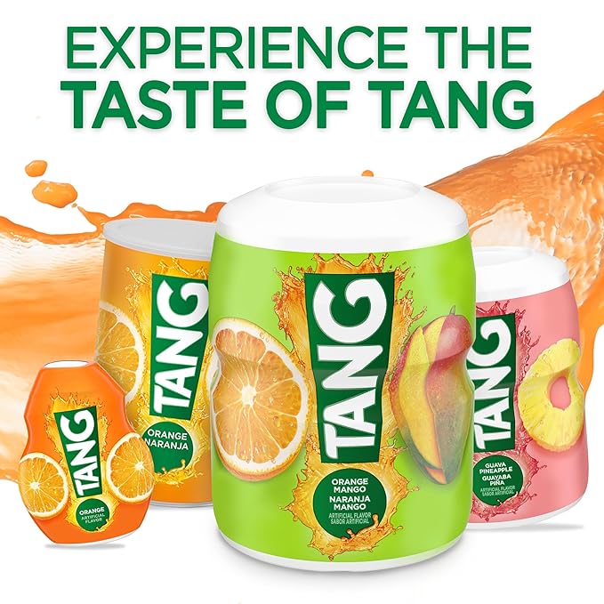 Tang Orange Mango Artificially Flavored Powdered Soft Drink Mix, 19.7 oz Canister