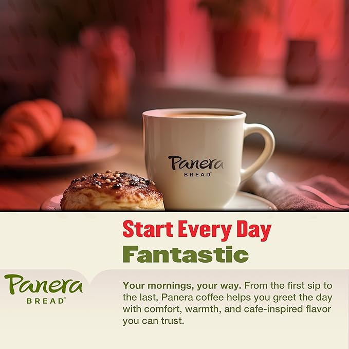 Panera Colombian Ground Coffee, Medium Roast With Brown Sugar Hints - Smooth Balanced Everyday Brew, 100% Arabica Beans, Clean Label No Artificial Ingredients - Kosher Certified, 12oz Bag Pack of 6 (72oz Total)