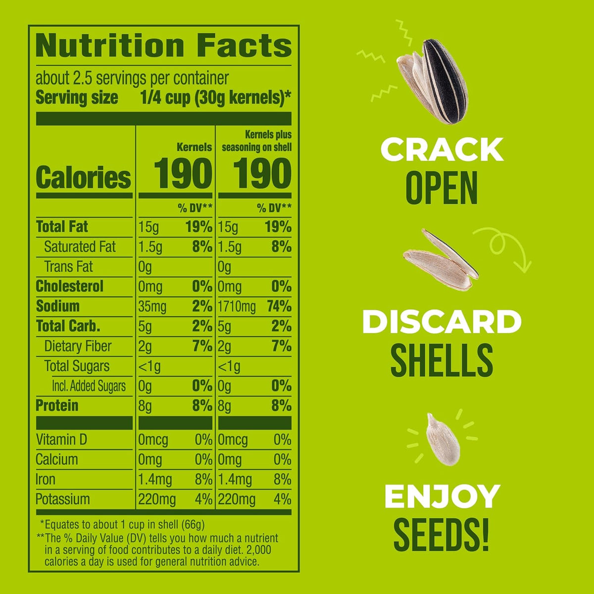 BIGS Sunflower Seeds, Vlasic Dill Pickle Flavor, 5.35 oz.