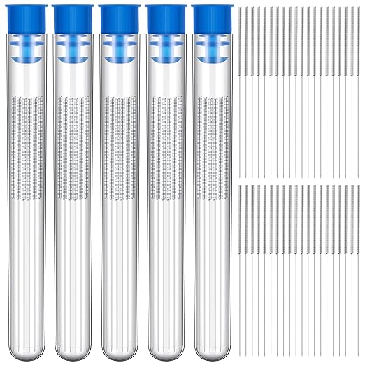 100 Pieces 3D Printer Nozzle Cleaning Kit 0.4 mm Needles Cleaner Stainless Steel Nozzle Cleaning Tool Kit Espresso Distribution Tool WDT Tool