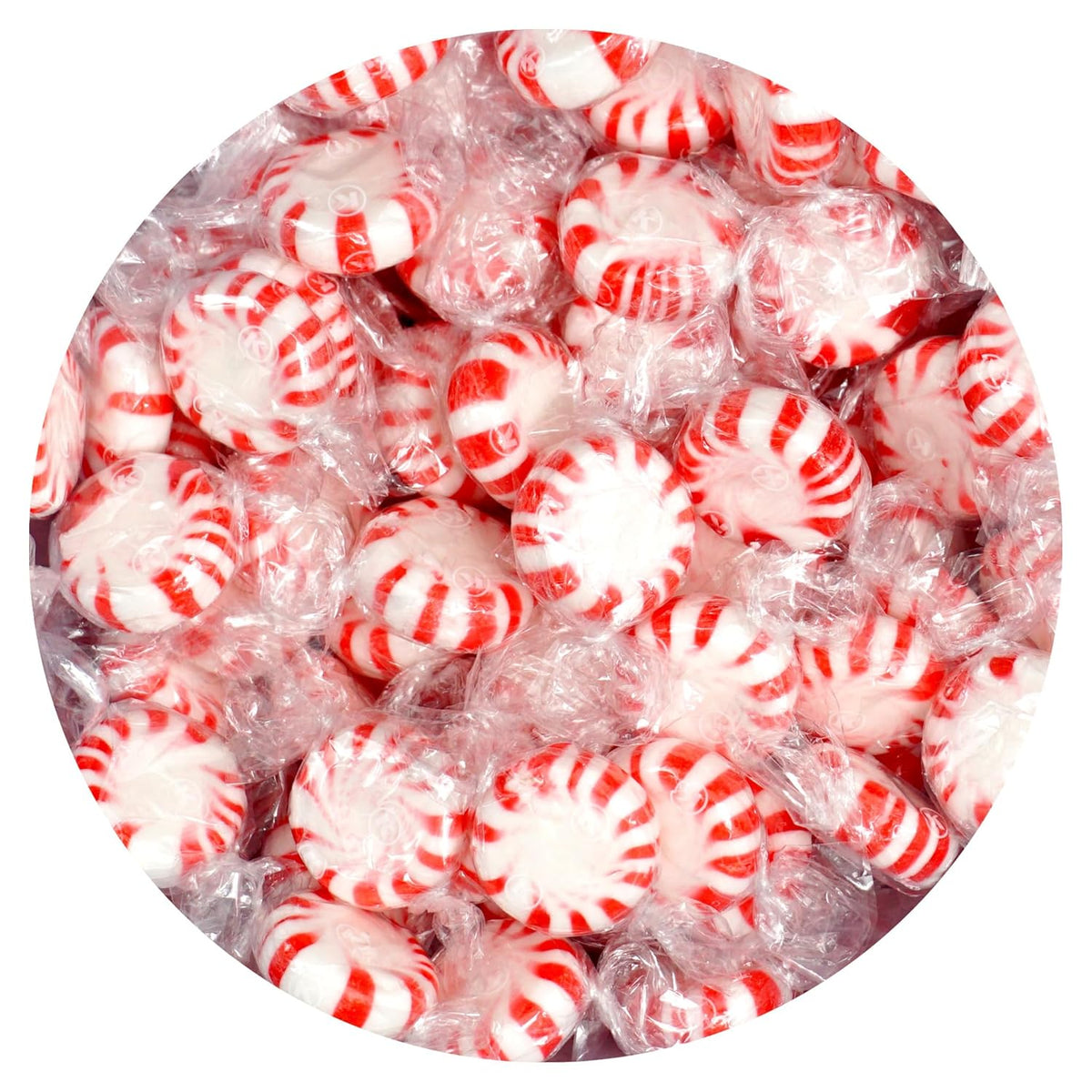 Starlight Peppermint Candy, 2 Pound Bulk Candy (Approx. 150 pcs.), Individually Wrapped Peppermint, Starlight Mints