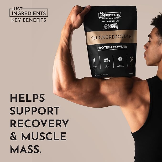 JUST INGREDIENTS Snickerdoodle Protein Powder - NSF