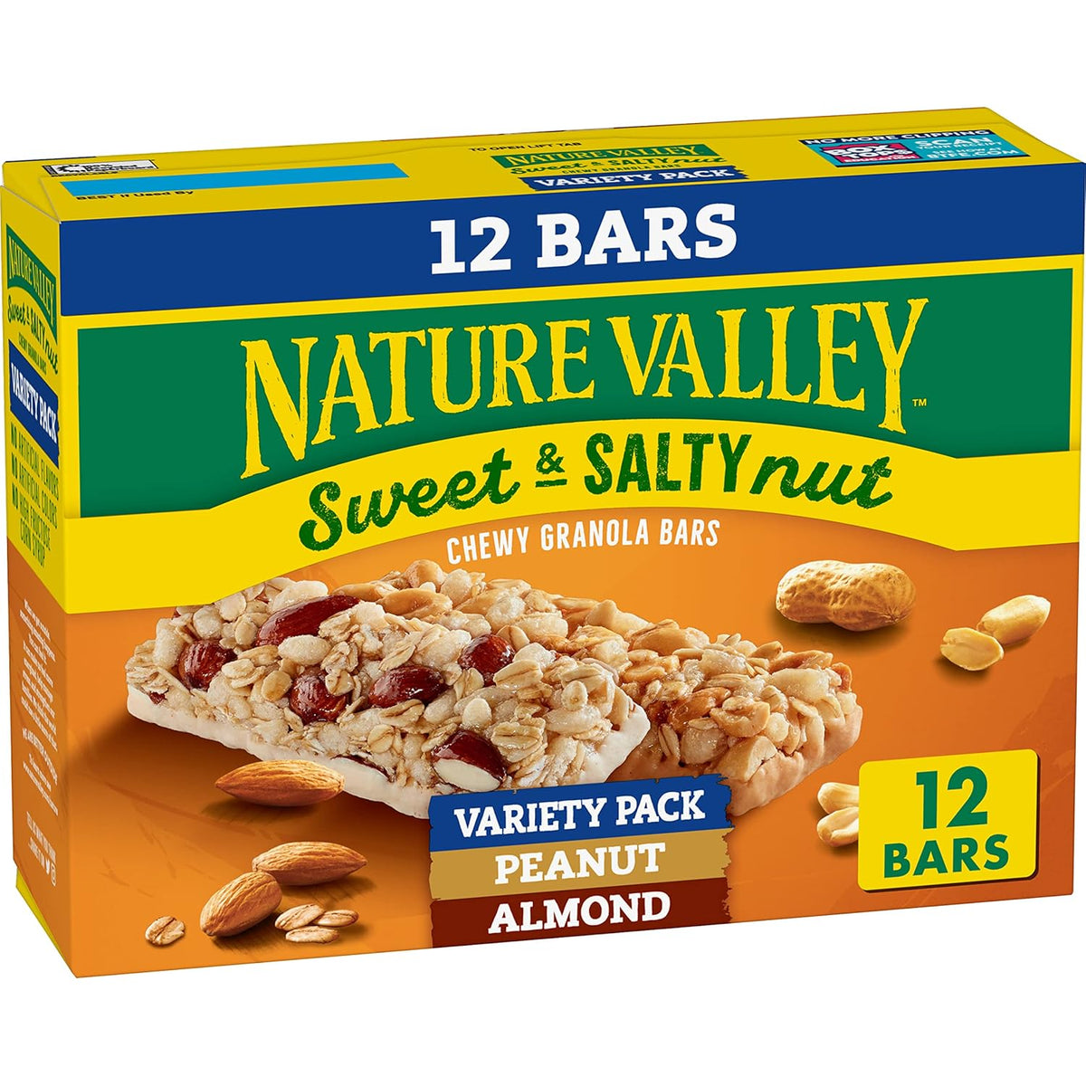 Nature Valley Sweet and Salty Nut Granola Bars, Variety Pack, 15 Bars, 18 oz