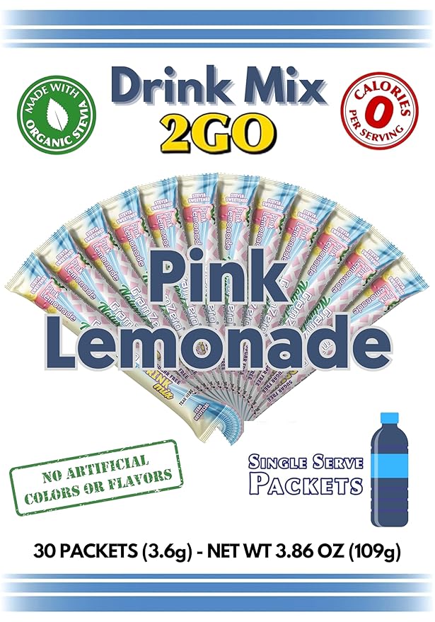 Drink Mix - 2GO (All NATURAL Pink Lemonade)