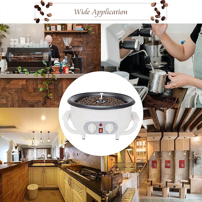 Upgraded Coffee Roaster Machine with Timer, 110V Coffee Roaster for Home Use, Beginner-Friendly Coffee Bean Roaster