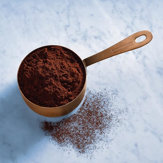 Ghirardelli Majestic Premium Cocoa Powder, 32 Ounce Can (Pack of 2) with Ghirardelli Stamped Barista Spoon