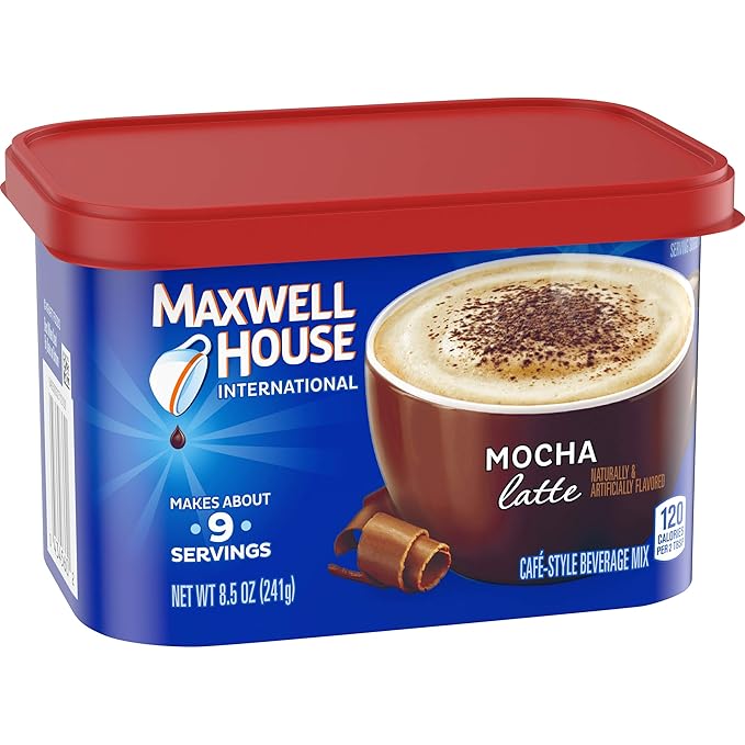 Maxwell House International Coffee Mocha Latte, 8.5 Ounce (Pack of 8)