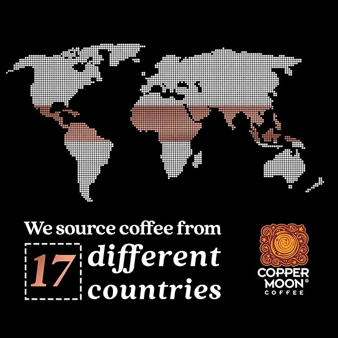 Copper Moon Light Roast Whole Bean Coffee, Guatemalan Blend, 5 Lb