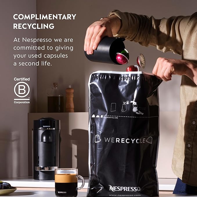 Nespresso Capsules Original Line, Capriccio, Medium Roast Espresso Coffee, 50 Count Coffee Pods