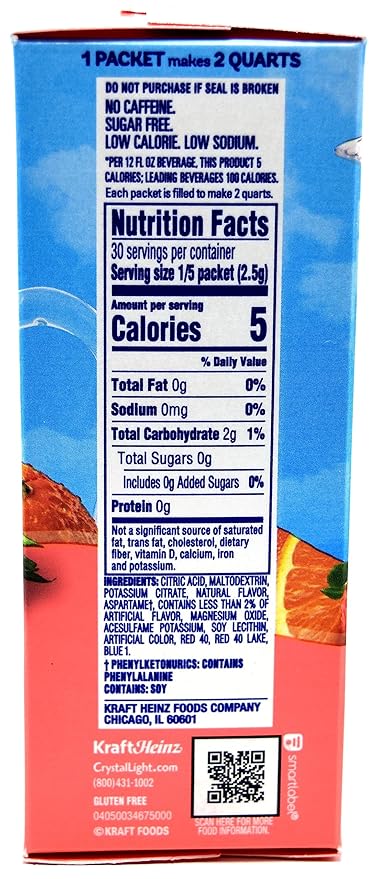 Crystal Light Crystal Light, Drink Mix Strawberry Orange Banana, 2.4 Ounce, 2.4 OZ