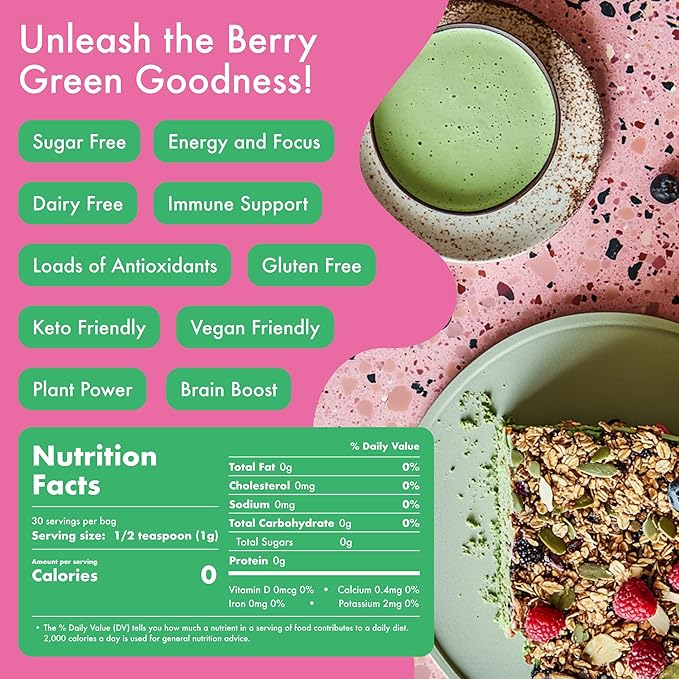 Caff Off Decaf Strawberry Matcha Green Tea Powder From Japan – 3.52 oz / 100 g – Ceremonial Grade & Sugar-Free – No Fillers or Milk Powders – Naturally Decaffeinated Without Chemicals – Tested for Heavy Metals – First Harvest, Shade-Grown & Caffeine-Fr...