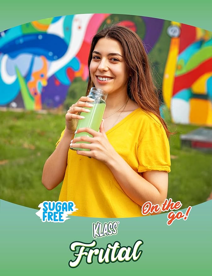 Arbol Frutal Powdered Drink Mix Variety Pack: Green Apple, Mango Peach, Grape, and Kiwi Strawberry (30 Stick Packs) - Frutal On-The-Go!