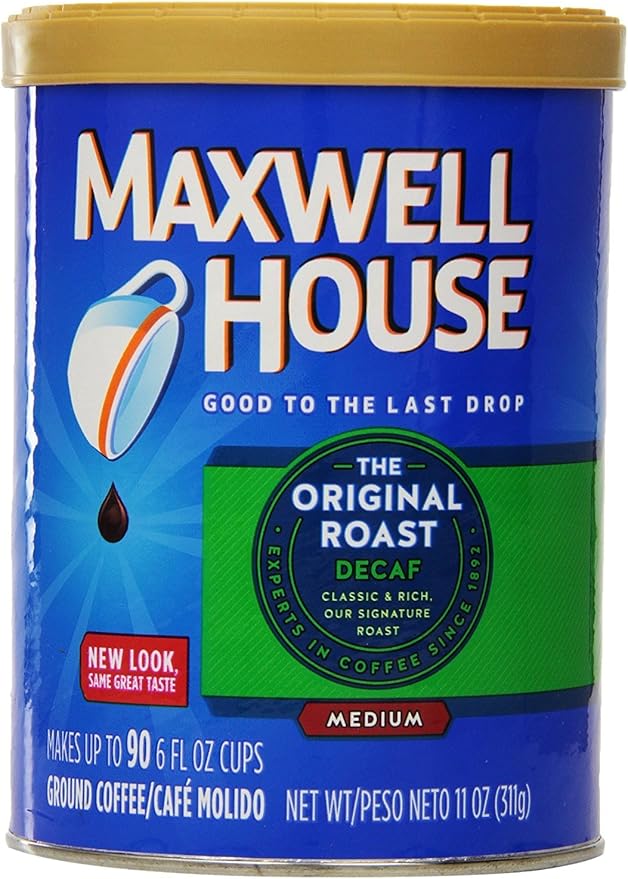 Maxwell House Original Roast Decaf Ground Coffee 11 oz