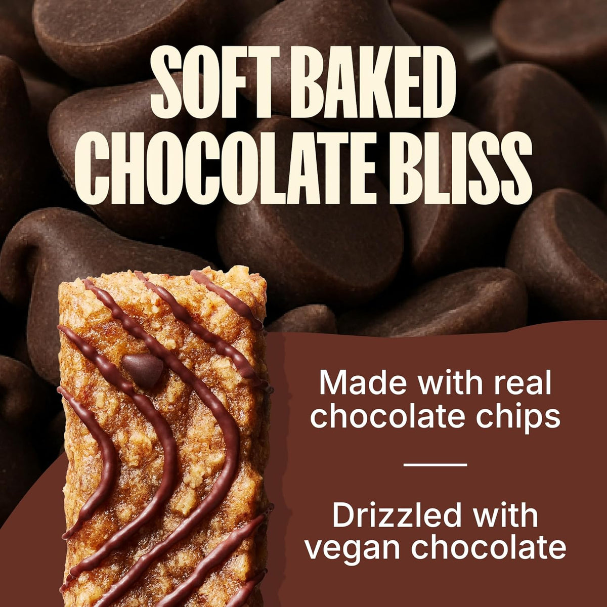 MadeGood Mornings Soft Baked Breakfast Bars, Chocolate Chip, 1.06 Oz (30 Count) Gluten Free Snacks