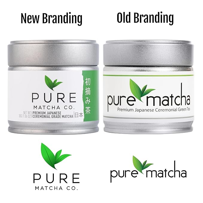 Pure Matcha Co | Premium Ceremonial Grade Matcha Green Tea Powder | Authentic Japanese Origin | Sugar Free | 30g, 1.06oz