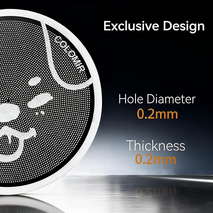 53mm Espresso Puck Screen, 0.2mm Ultra Thin Espresso Puck, Metal Reusable Coffee Filter for 54mm Espresso Portafilter Basket with Titanium PVD Coating - 316 Stainless Steel(Doggie)