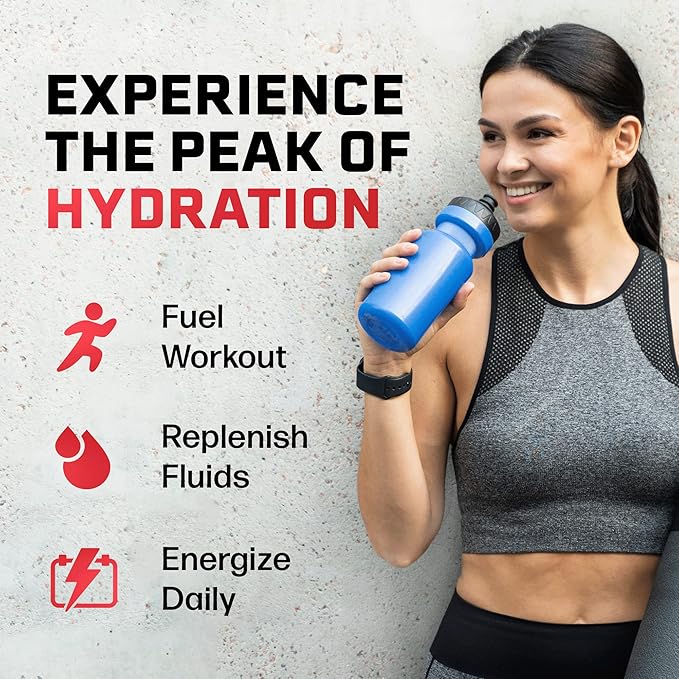 PeakH20 Electrolytes Powder Hydration Packets | Strawberry | 72 Servings | Sugar Free Water Flavor Packets for Workout Recovery