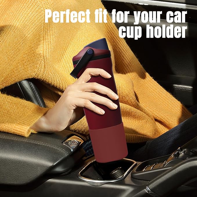 Silicone Higher Boot Compatible with Owala 30oz & 40oz FreeSip Sway Bottles & Tumblers, Large Protection Anti-slip Bottom Cover Sleeve for Freesip Sway Tumbler and Bottle
