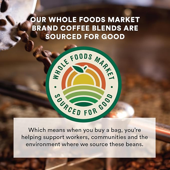 Whole Foods Market, Organic Café la Duena Whole Bean Coffee, Medium Roast, Rich & Balanced, Sweet & Chocolatey, 12 Ounce