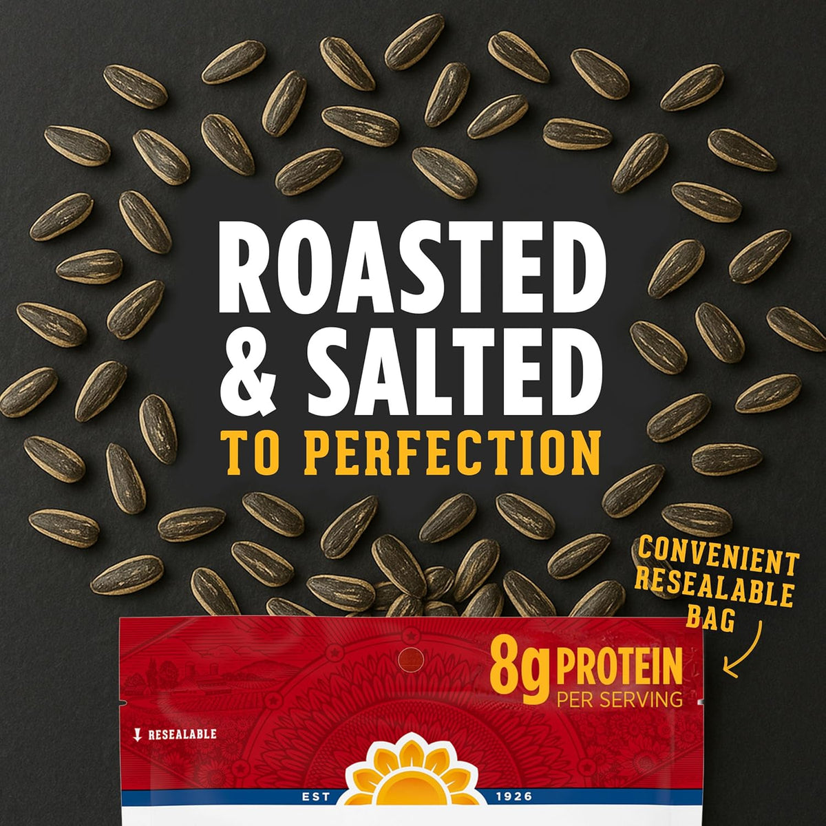 DAVID Jumbo Sunflower Seeds, Cracked Pepper Flavor, 5.25 oz.