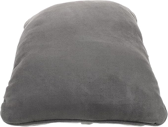 Ergonomic Car Seat Cushion Lumbar Pillow for Driving Seat Back Support Pp Cotton Lumbar Pillow Grey