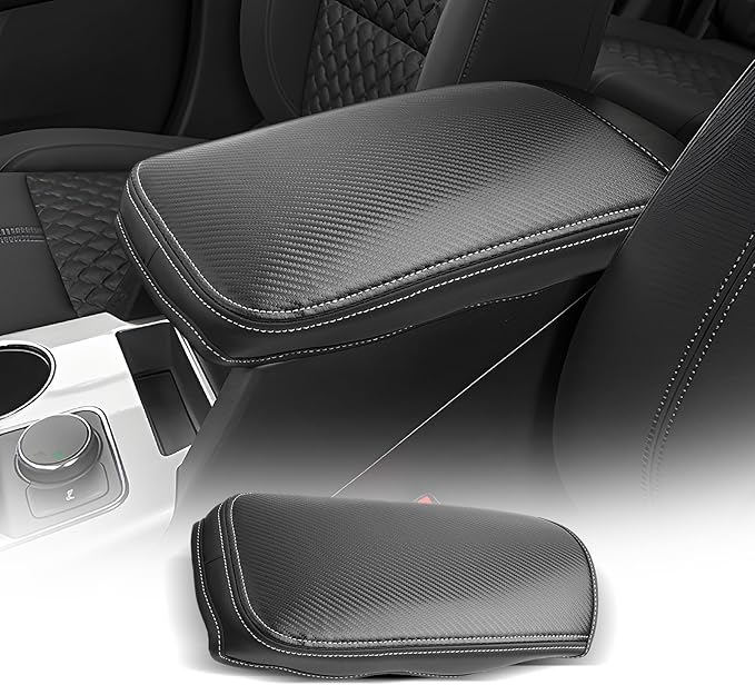 CDEFG for Chevrolet Blazer 2019-2025 2026 Center Console Cover Armrest Box Cover for Chevy Blazer (2LT, 3LT, Premier, RS) Accessories Console Arm Rest Protector
