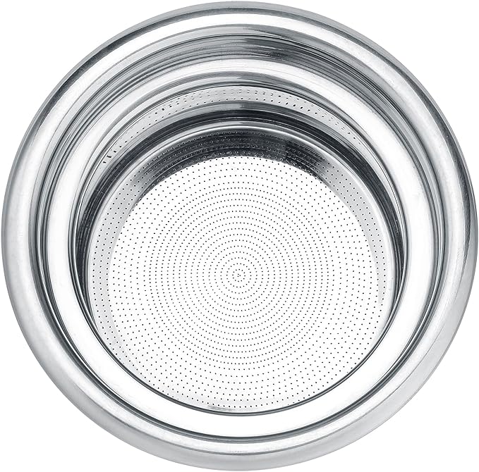 Normcore 58mm to 49mm Step-Down Portafilter Basket Kit – 0.18mm Holes – Fits 58 mm Bottomless Portafilters – Includes 49mm Funnel, 0.8mm Puck Screen, 200 Papers
