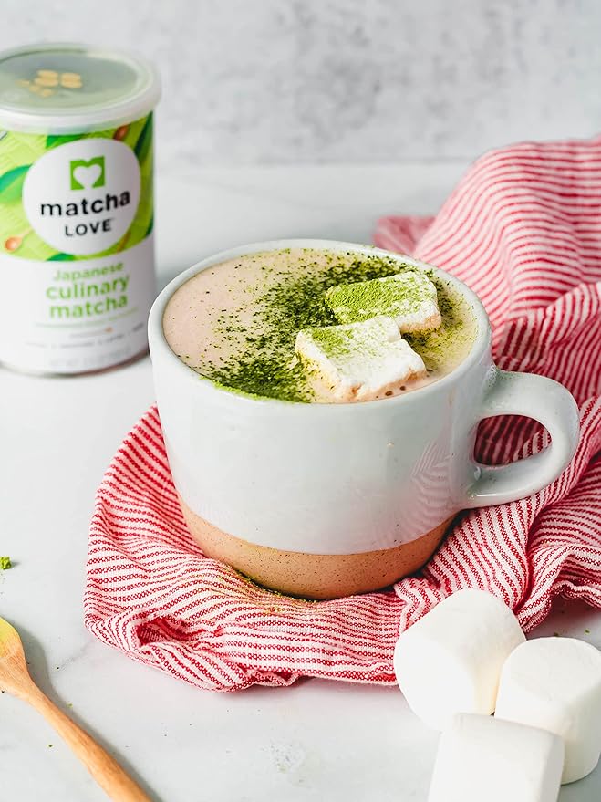 Matcha Love Culinary Matcha 3.5 Ounce Finely Milled Green Tea Leaves, Japanese Style Matcha Powder