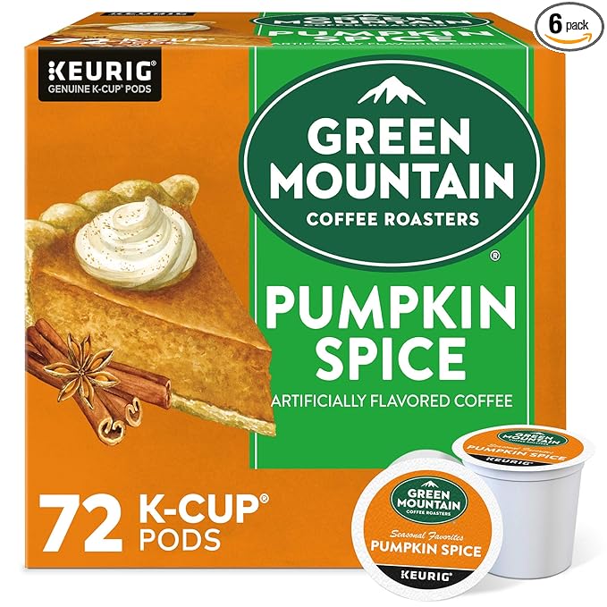 Green Mountain Coffee Roasters Seasonal Selections Pumpkin Spice, 72 Count