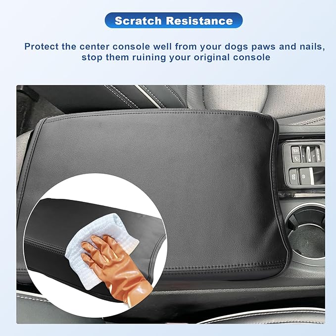 CDEFG Center Console Cover for 2023 2024 2025 Honda Pilot/2024-2026 Honda Ridgeline Passport Armrest Cover Center Console Pad Arm Rest Cushion Pilot 2025 Hybrid Accessories