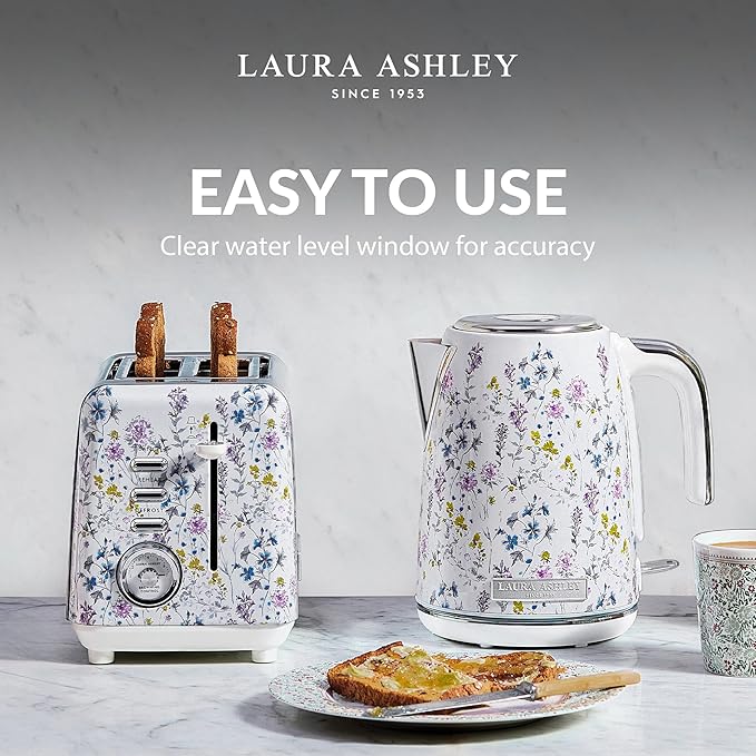 VQ - Laura Ashley Jug Kettle - Wild Meadow