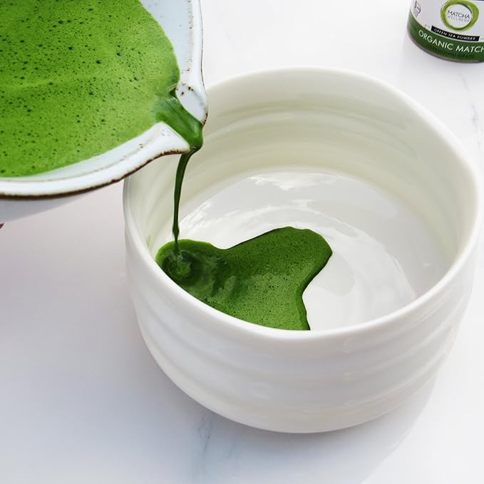 Matcha Wellness Ceremonial Grade Matcha Powder – Organic First Harvest Japanese Green Tea from Kyoto – 1.4oz – No Sugar, No Additives, No Gluten
