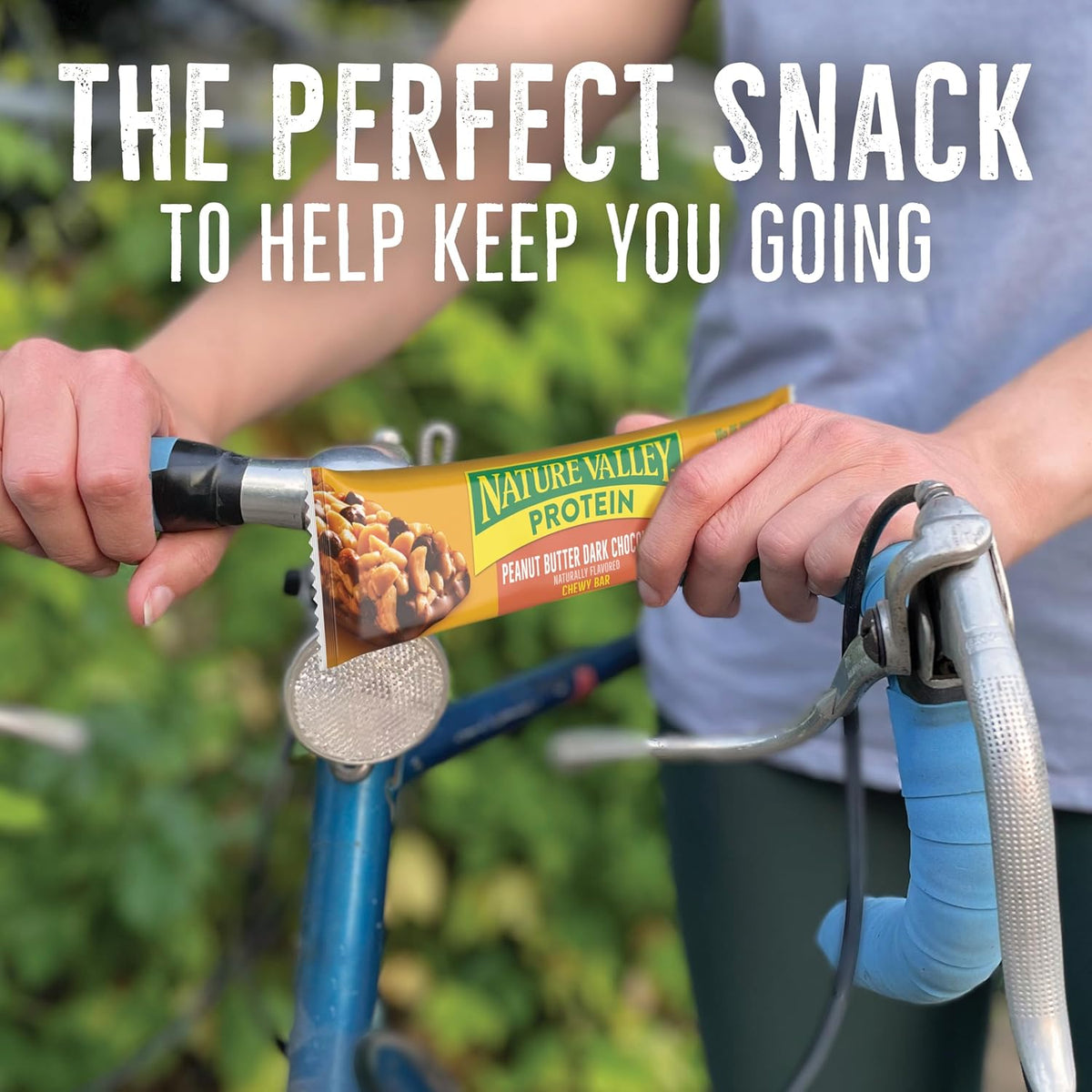 Nature Valley Protein Chewy Snack Bars, Peanut Butter Dark Chocolate, 20 Bars, 28.4 oz