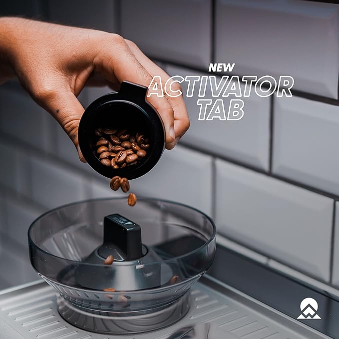 Evergreen Coffee | Espresso Accessories | 53.5mm Espresso Dosing Cup w/Activator Tab | Fits 54mm Portafilters | Breville Barista Express ProTouch, BES870XL BES870BSXL BES78VSS BES880BSS