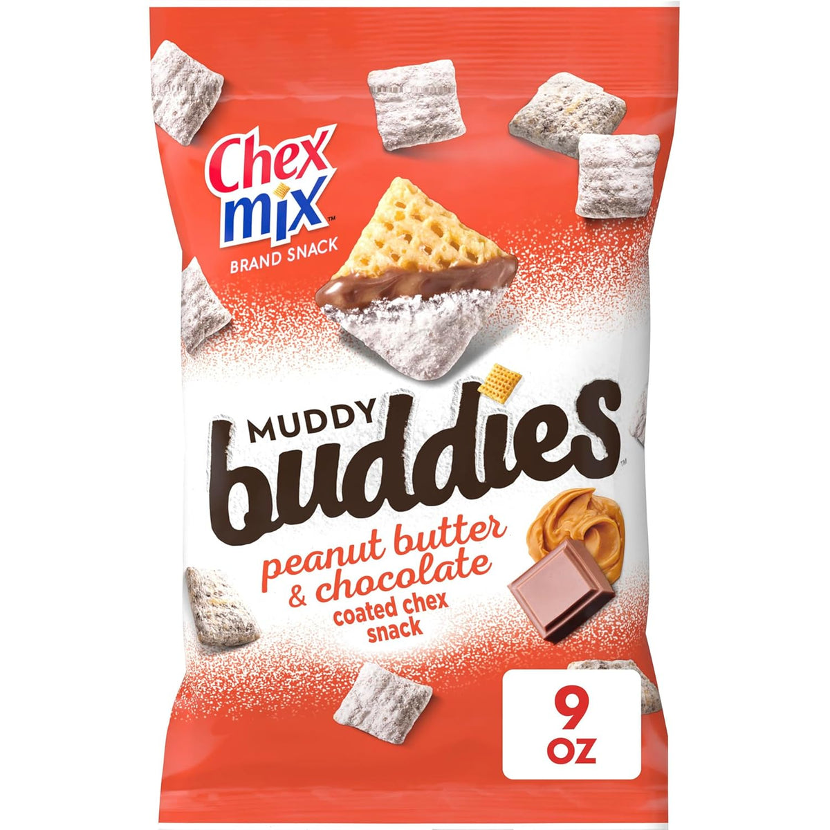 Chex, Mix Muddy Buddies, Oreo Cookies and Cream Snack Mix, 9 Ounce