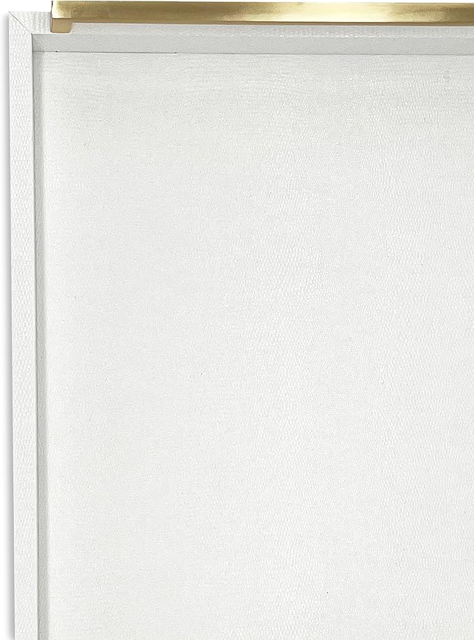 Faux Leather Rectangular Tray, Snow White, 15"W x 11"L x 2"H
