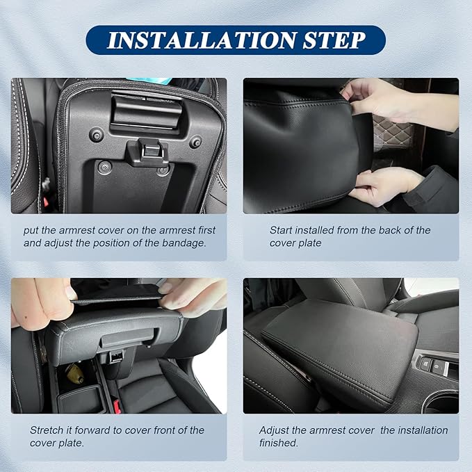 BIBIBO for 2025 2026 Toyota 4Runner Center Console Armrest Cover 2025 2026 Toyota 4Runner Arm Rest Cover 2025 Toyota 4Runner Accessories 2025 4Runner Armrest (Thin)