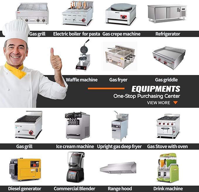 Food Truck Trailer & Hot Dog Cart - Commercial Mobile Kitchen for Coffee Business & Ice Cream Cart for Business Setup