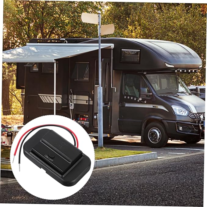 LIFKOME 24V Dual Ports Fast USB Car Charger Splashproof Rv USB Outlet Adapter with Automatic Rebound Cover Durable Design Over Voltage Protection for Motorbikes and Cars
