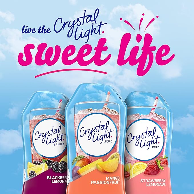Crystal Light Liquid Drink Mix Mango Passionfruit Flavor 1.62 Oz (Pack of 6) by Crystal Light