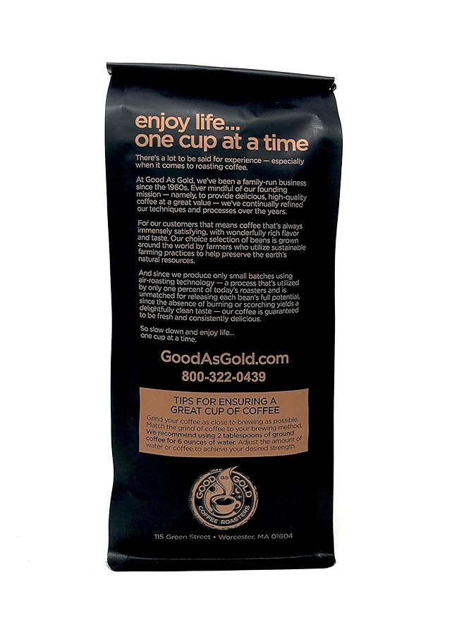 Good As Gold Coffee Roasters - Chocolate Raspberry Whole Bean Flavored Coffee, 12 Oz